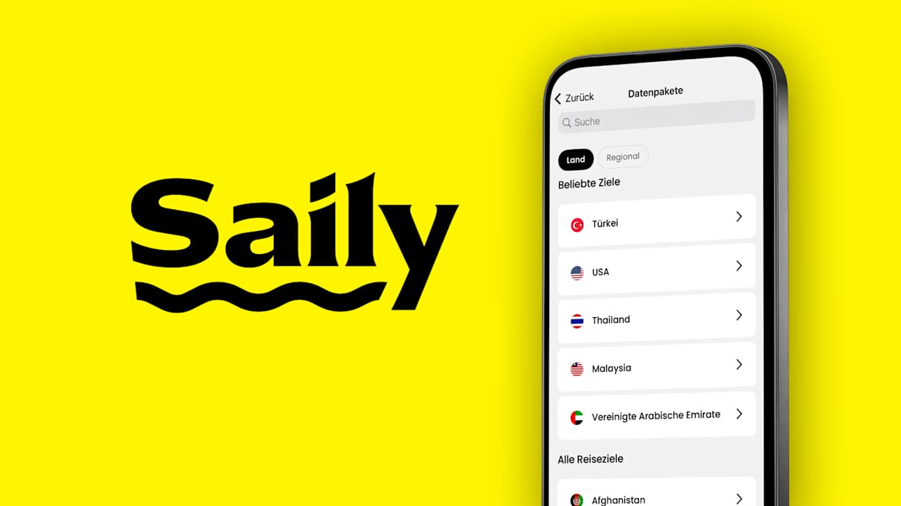 Saily eSIM – günstige mobile Daten für Reisen