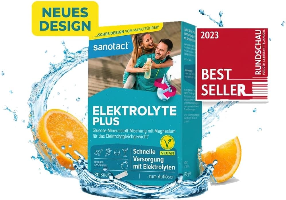 sanotact Elektrolyte Plus – 20 Portionsbeutel