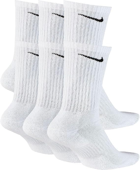 NIKE Everyday Cushioned Socken – 6 Paar in Weiß
